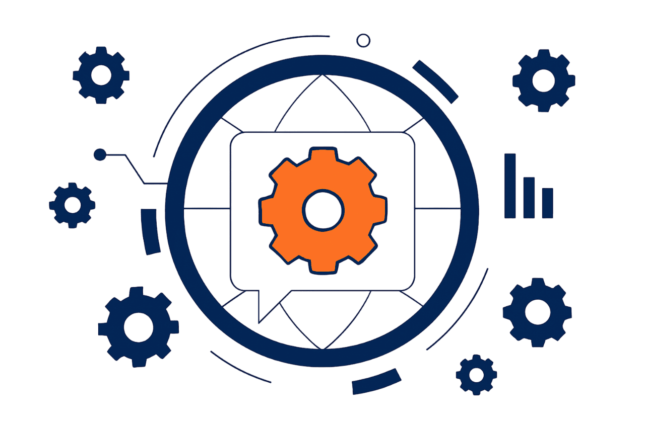 Icône roue crantée