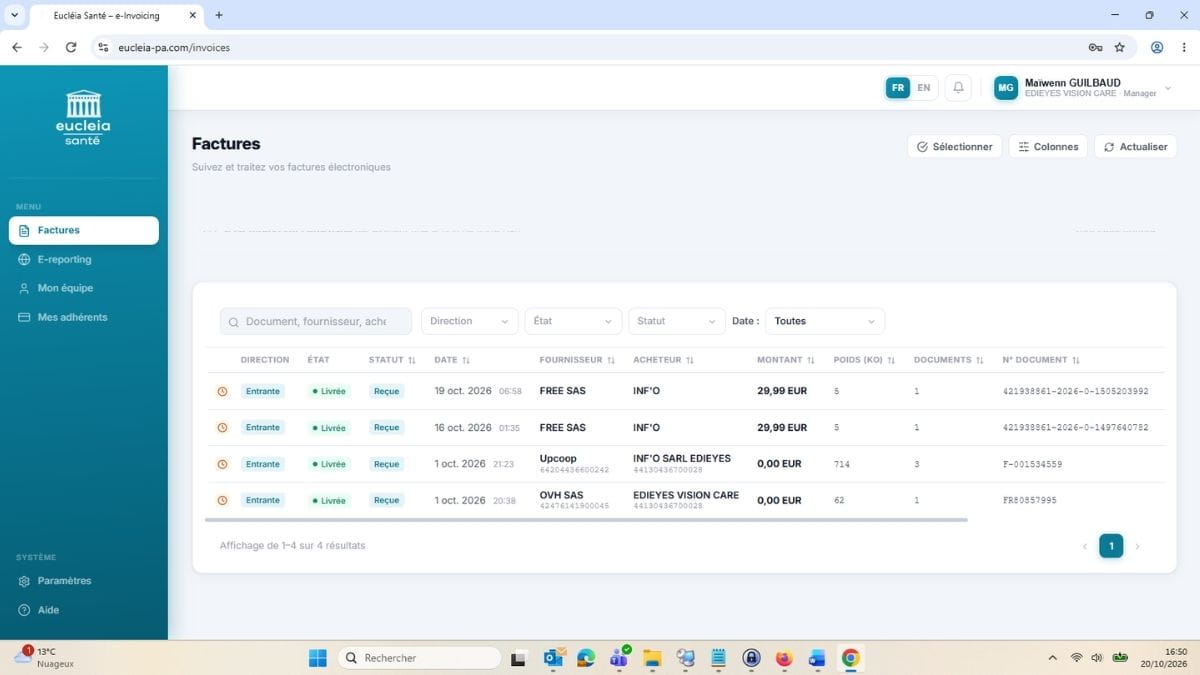 Facture fournisseur non reçue / Supplier invoice not received